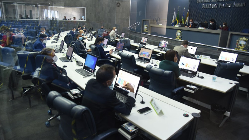 Sessão plenária na Câmara Municipal de Teresina - (Assis Fernandes/ O DIA)