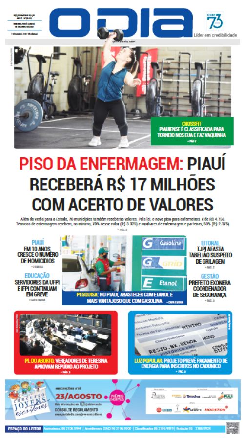 Confira os principais destaques do Jornal O Dia desta quarta-feira (19)