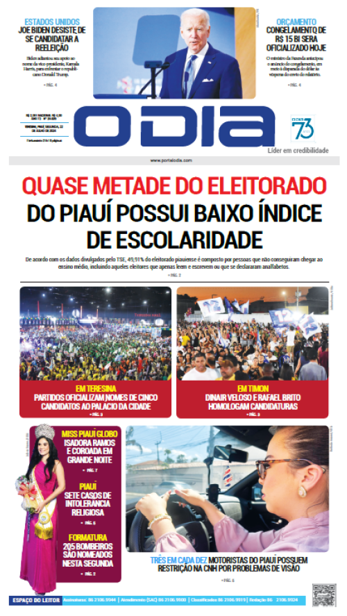 Confira os principais destaques do Jornal O Dia desta segunda-feira (22)