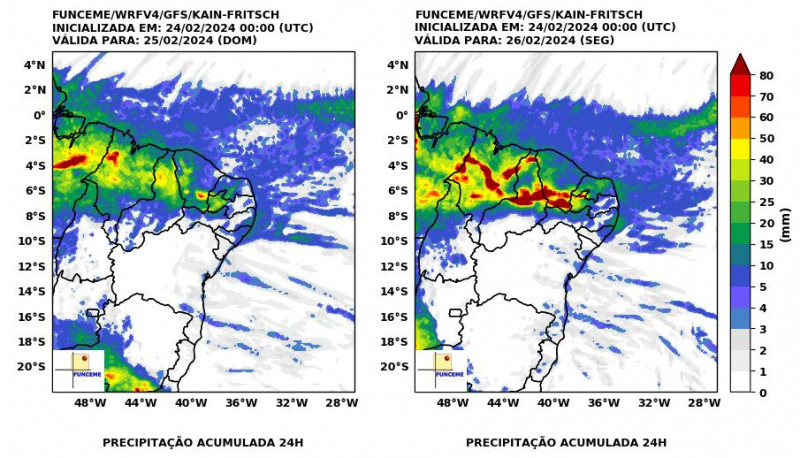 Chuvas na região Norte do Piauí - (Inmet)