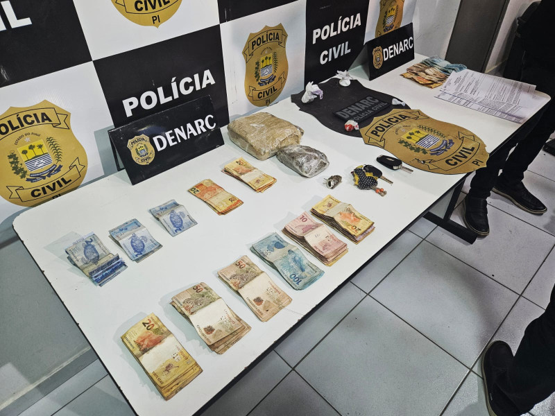 Suspeito de homicídios é preso durante “delivery de drogas” em Teresina - (Jailson Soares / O DIA)