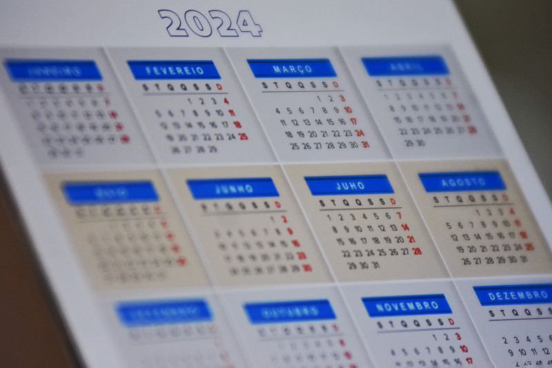 Calendário de 2024 tem nove feriados nacionais - (Jailson Soares/O Dia)