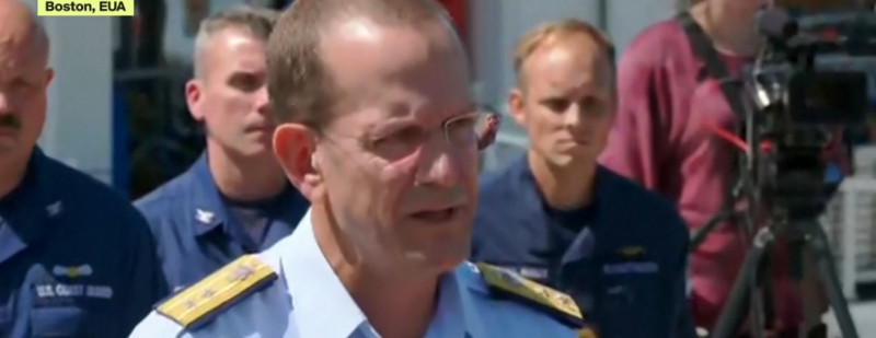 Guarda Costeira dos EUA confirmou a morte de todos os passageiros do submarino - (Reprodução/GloboNews)