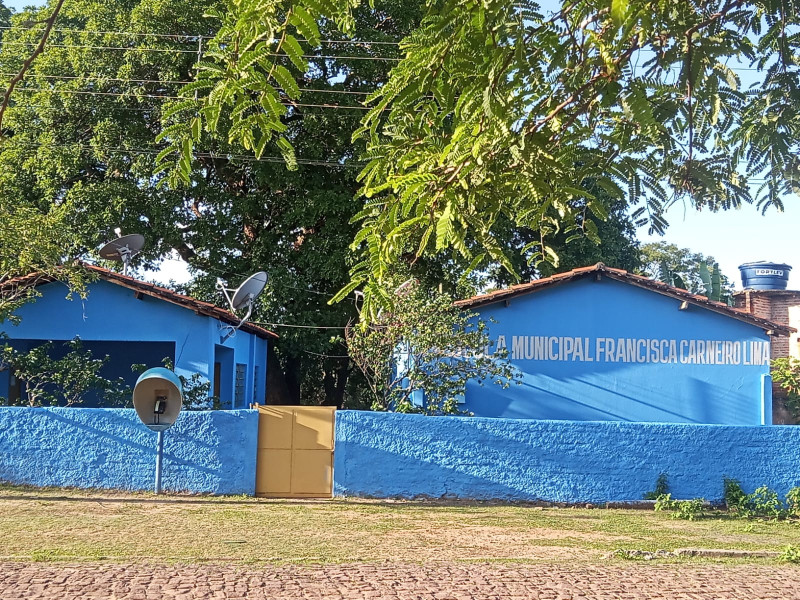 Uma das unidades que estaria sendo desativada é a Escola Municipal Francisca Carneiro Lima, que atende à Comunidade Varjota - (Reprodução/Whatsapp)