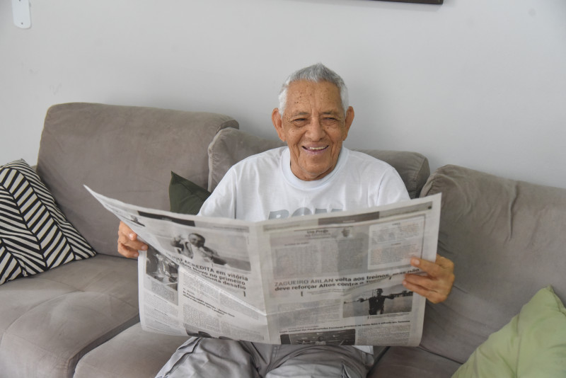 Deusdeth Nunes, o Garrincha as memórias de um homem que dedicou sua vida ao esporte - (Assis Fernandes/ O DIA)