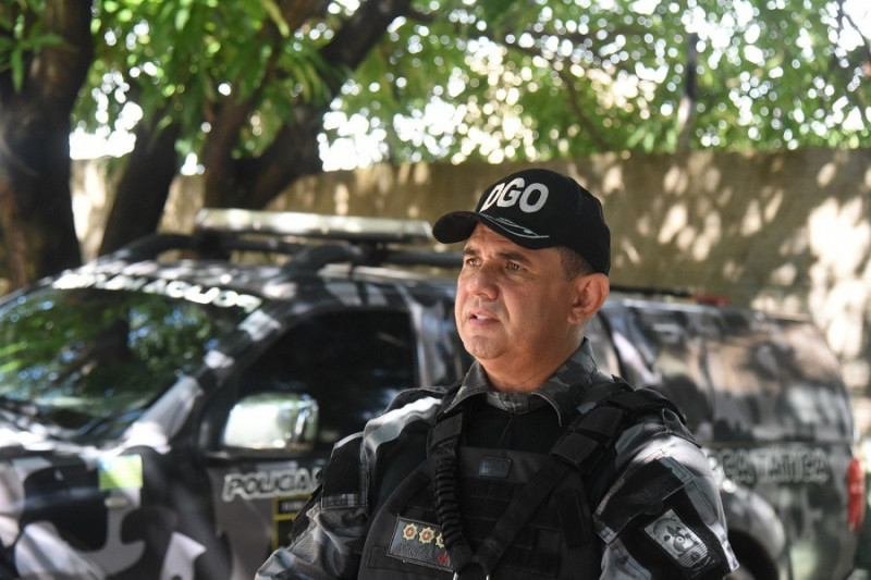 Coronel Jacks Galvão, chefe do Departamento Geral de Operações (DGC), da Polícia Militar do Piauí - (Assis Fernandes/ODIA)