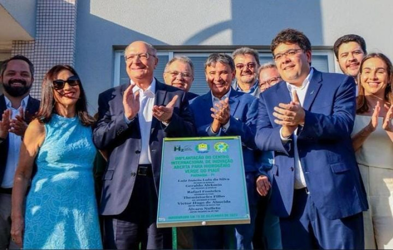"Aqui está o exemplo da nova indústria", diz Alckmin sobre hidrogênio verde no Piauí