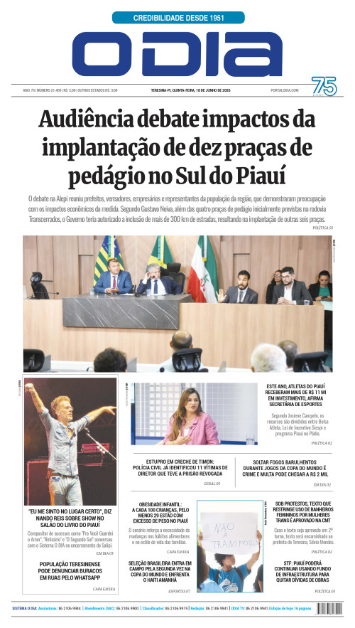 Confira os principais destaques do Jornal O Dia desta quinta-feira (18)