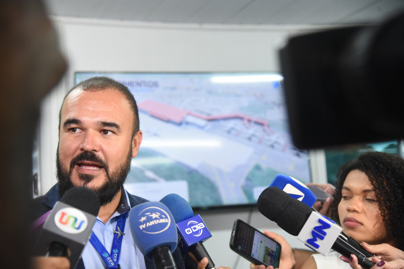 Rogério Guimarães, gerente de Engenharia da CCR Aeroportos - (Assis Fernandes/O Dia)