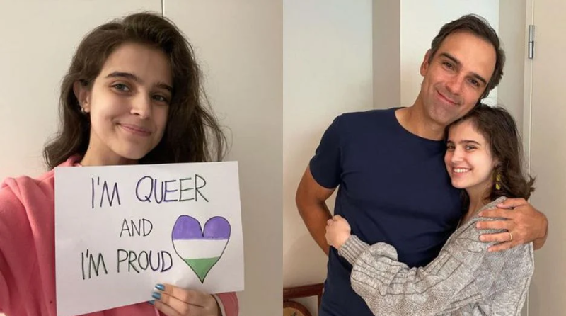 Filha de Tadeu Schmidt revela ser ‘queer’; saiba o que significa