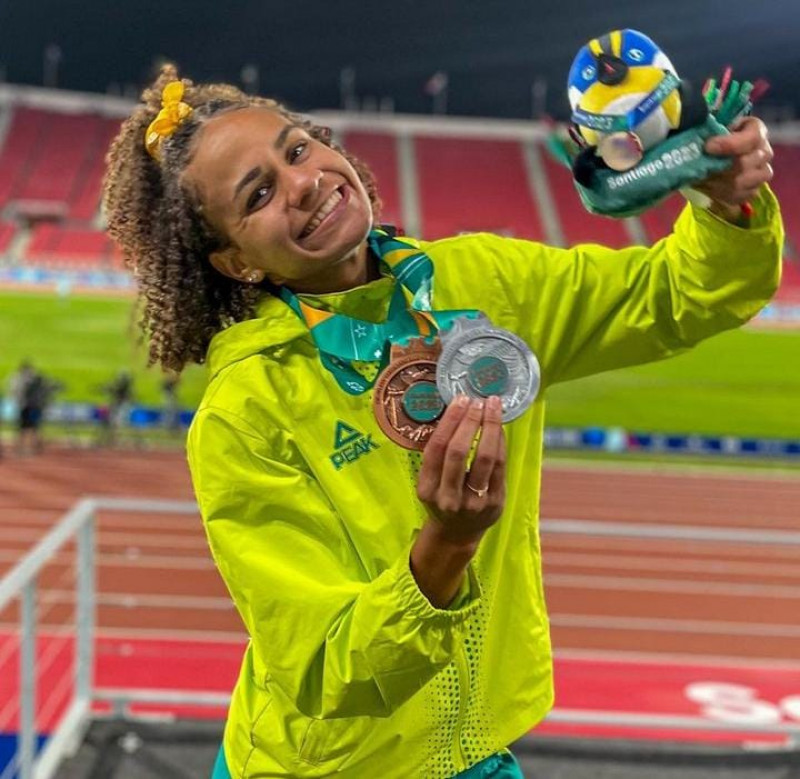 Piauiense Letícia Lima fica no Top 5 dos melhores tempos do Atletismo em 2023
