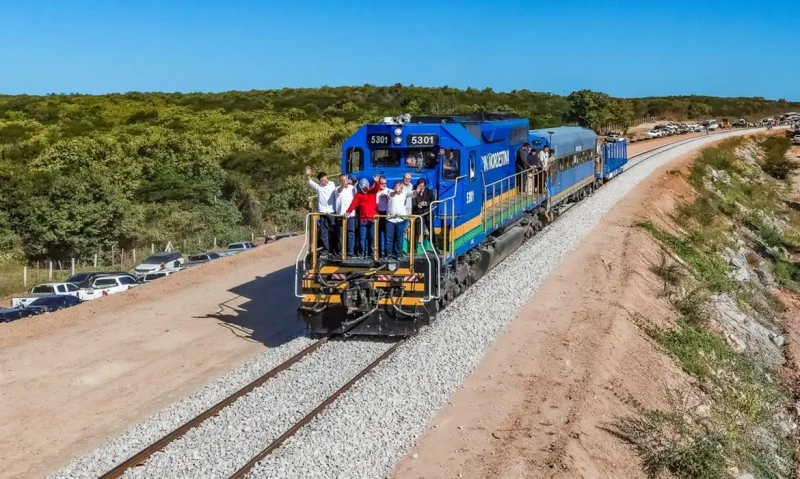 Ferrovia Transnordestina, entre Piauí e Ceará, atinge 82% de obra concluída