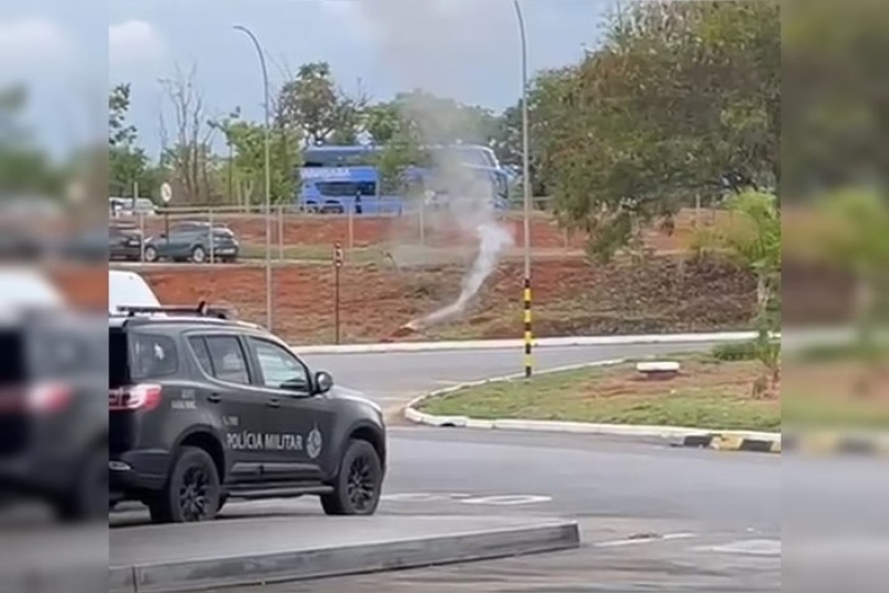 Teresinense é preso com nove granadas dentro de ônibus em Brasília - (Reprodução)