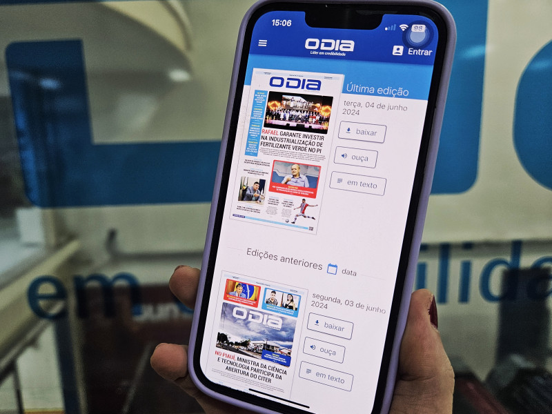 Portal O Dia traz ao público a versão on line do Jornal impresso. - (Jailson Soares/ODIA)