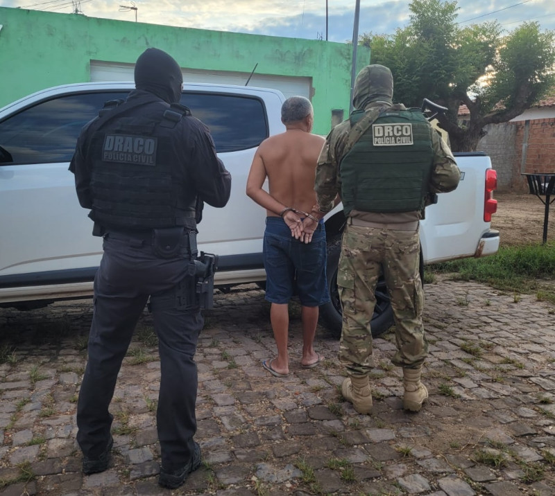 Homem é preso por extorsão e sequestro na zona Sul de Teresina - (Divulgação/SSP-PI)