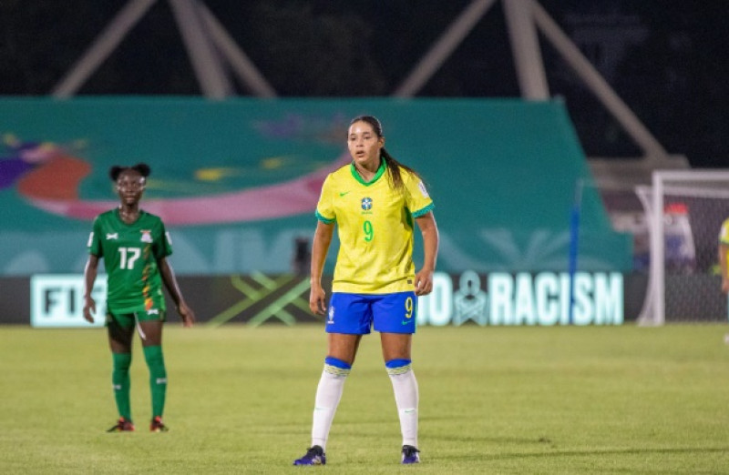 Juju Haris marcou gol da vitória contra Zâmbia - (Leto Ribas / CBF)