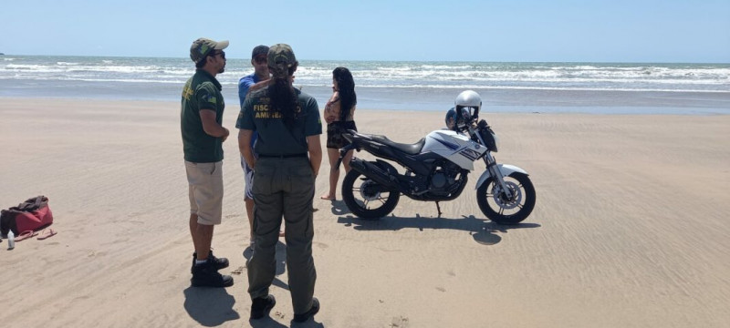 No Piauí, 300 veículos foram flagrados em áreas irregulares de praias