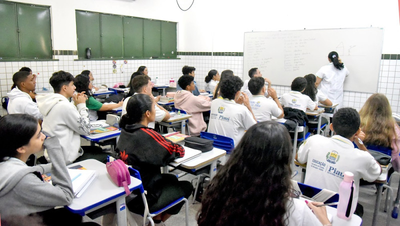 Sala de aula de uma escola da rede estadual - (Assis Fernandes/ O DIA)