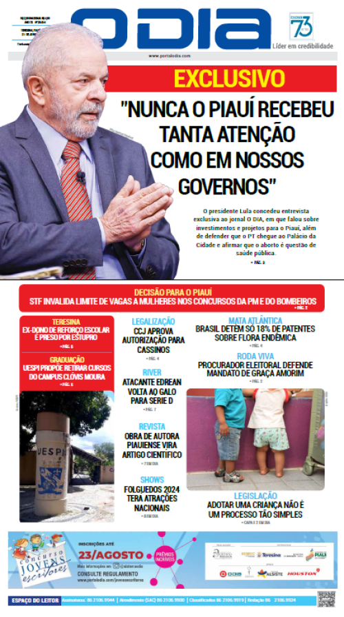 Confira os principais destaques do Jornal O Dia desta sexta-feira (21)