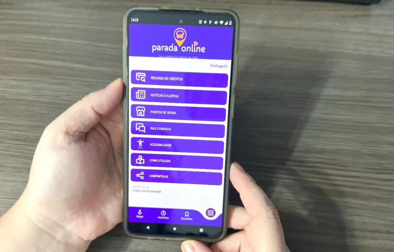 Passe pode ser recarregado no aplicativo Parada Online - (Divulgação)