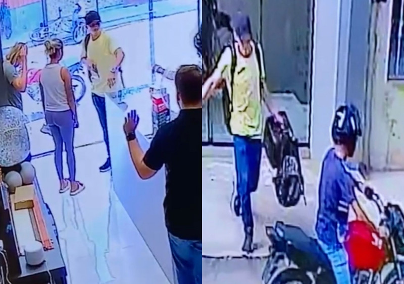 Dupla armada faz arrastão em loja de IPhones em Campo Maior; veja vídeo