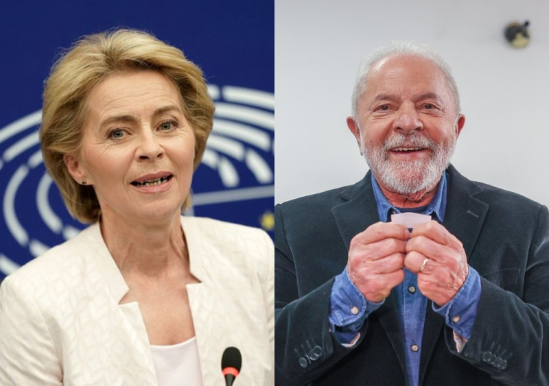 Lula recebe presidente da Comissão Europeia, Ursula von der Leyen, na próxima semana