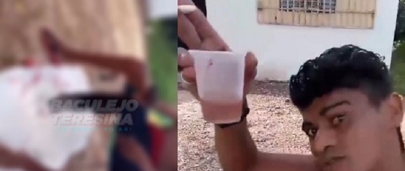 Vídeo: Homem é acusado de matar e beber sangue de gato em Demerval Lobão