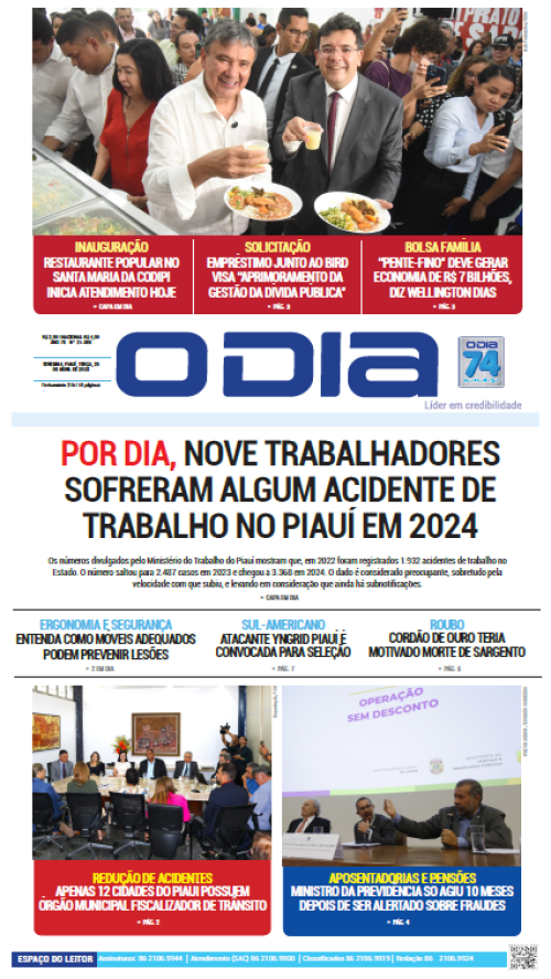 Confira os principais destaques do Jornal O Dia desta terça-feira (29)