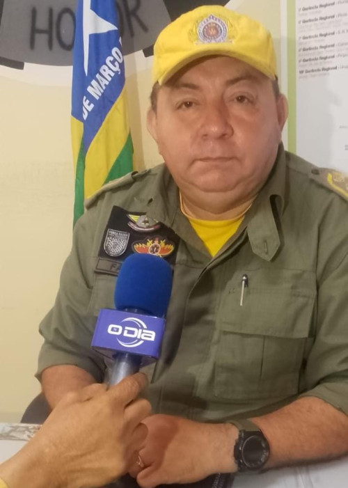 Major Fábio Soares, do BPRE. - (O DIA)