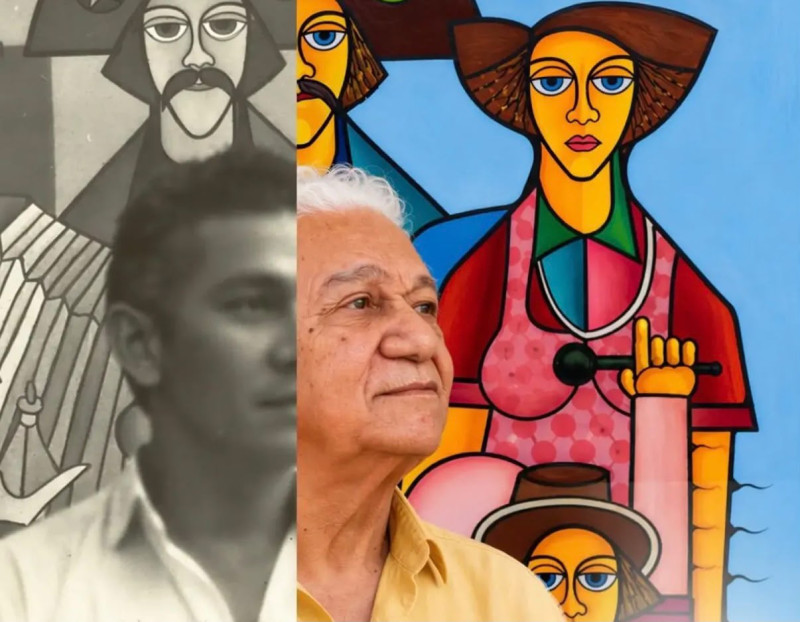 Exposição celebra os 60 anos de carreira de Nonato Oliveira com obras inéditas ao público