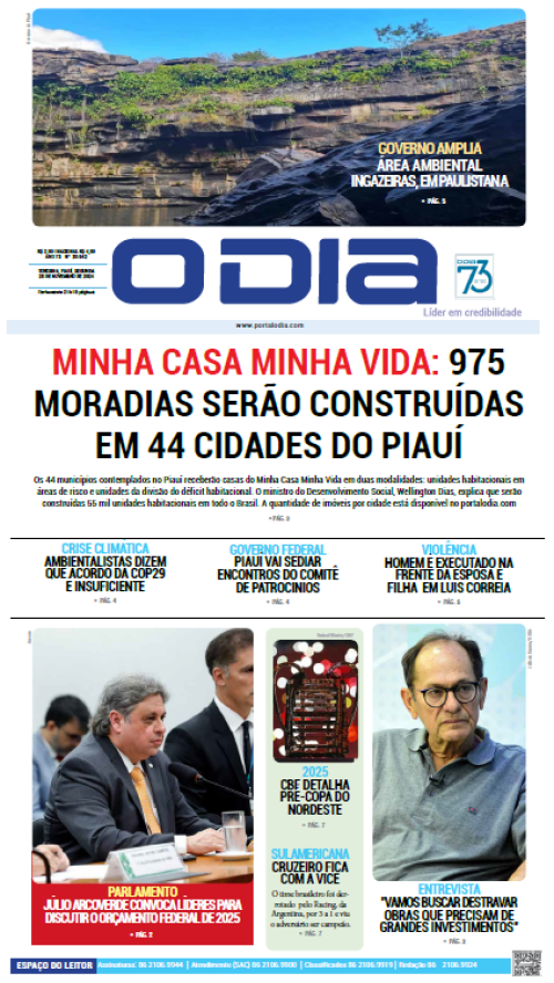 Confira os principais destaques do Jornal O Dia desta segunda-feira (25)