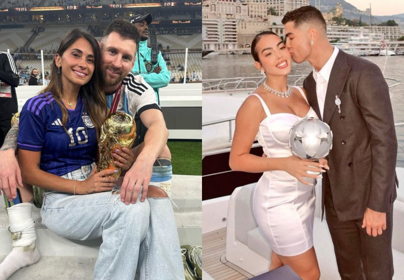 Antonela Roccuzzo e Georgina Rodríguez - (Reprodução)