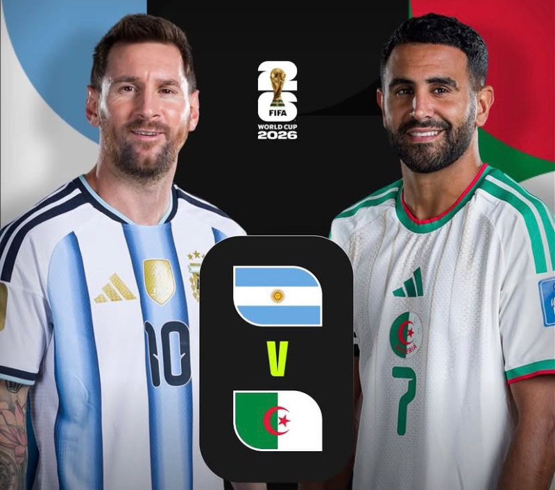 Argentina x Argélia: onde assistir ao vivo, horário e prováveis escalações pela Copa do Mundo 2026
