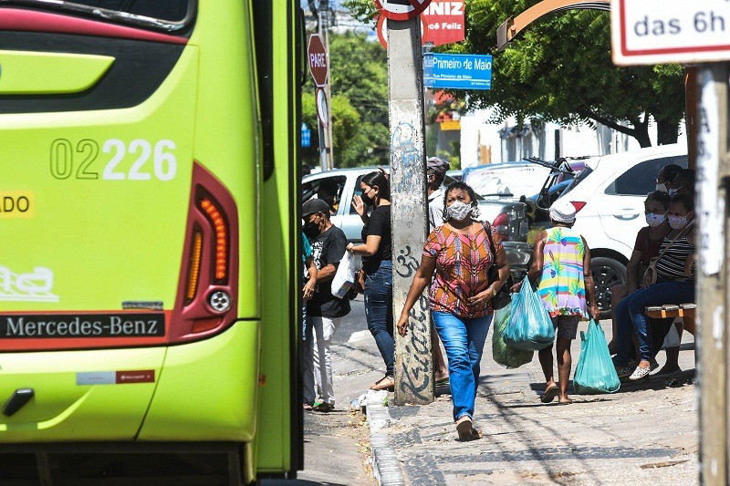 Dia dos Comerciários Teresina terá frota de ônibus reduzida em 70% na segunda (28) - (Arquivo O Dia)