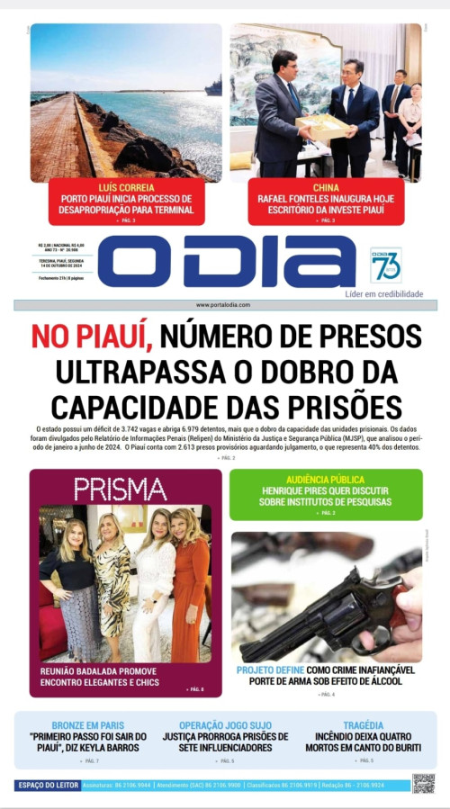 #Capa -  Confira hoje (14) a nossa Coluna PRISMA no Jornal e Portal ODIA e as nossas Redes Sociais - Chics!!! - (Arquivo Pessoal)