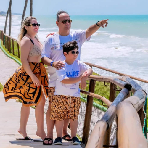 #Family - Um click dos queridos Gliceryanne Carneiro & Márcio Carneiro com o filho Márcio Carneiro Filho curtindo as Férias em Natal e Fortaleza no Ceará. Chics!!! - (Divulgação)