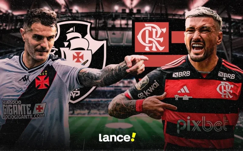 Vasco x Flamengo se enfrentam neste sábado (18) pelo Brasileirão; veja onde assistir