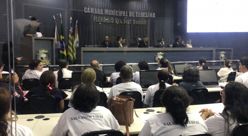 Audiência pública foi realizada no plenário da Câmara de Teresina - (Ezequiel Araujo / O DIA)