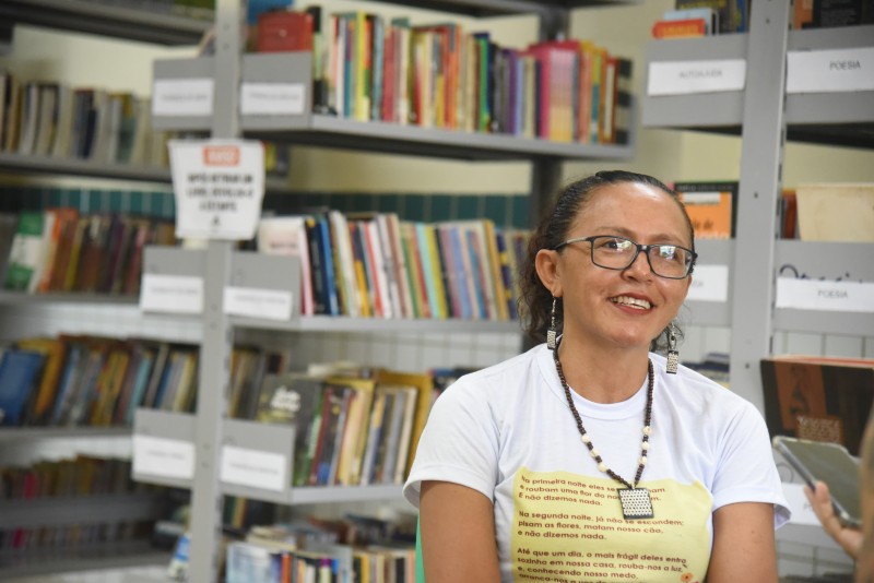 Professora de Língua Portuguesa do CTT, Elizabeth Gonçalves - (Assis Fernandes/ODIA)