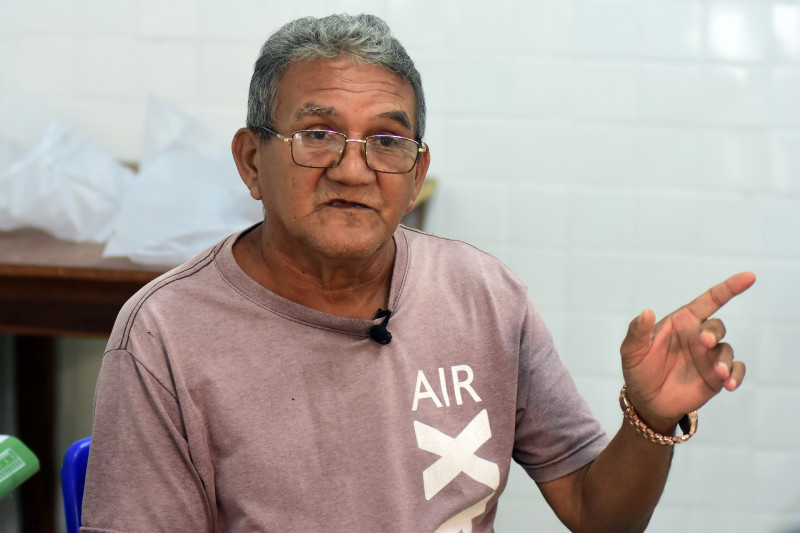 Antônio Silva viveu durante 18 anos em situação de rua - (Jailson Soares/ODIA)
