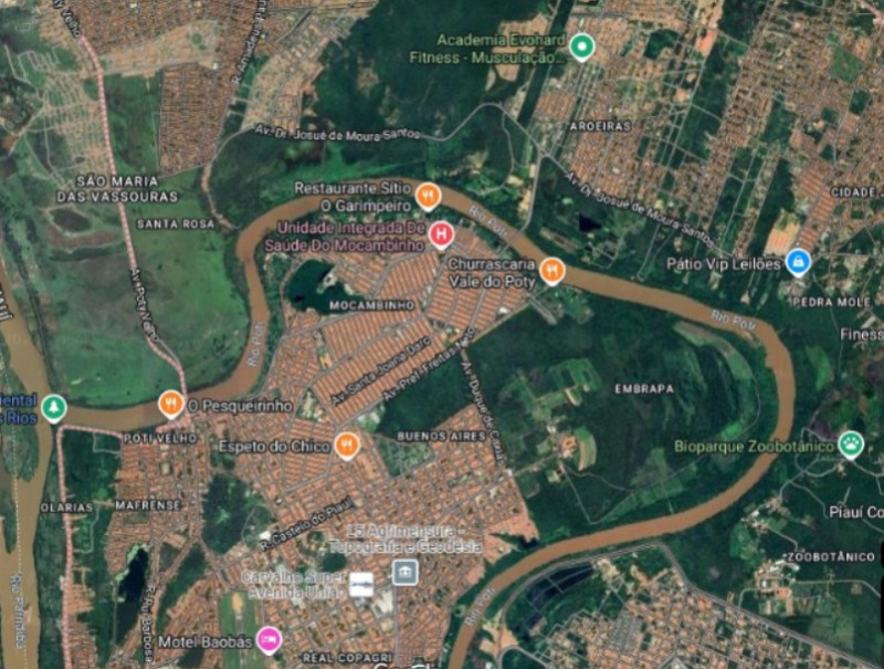 Teresina possui vazios urbanos que prejudicam qualidade de vida das pessoas - (Google Maps)