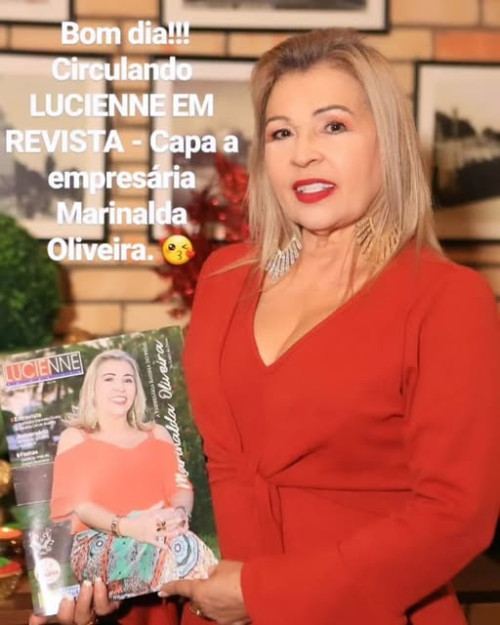 #LUCIENNE EM REVISTA - Um click de um #tbt de Capa da LUCIENNE EM REVISTA com a empresária Rainha dos Pescados - Marinalda Oliveira_ - by Lojão do Peixe Premium!!! Capa 2017!!! Chics!!! - (Marcelo Soares)