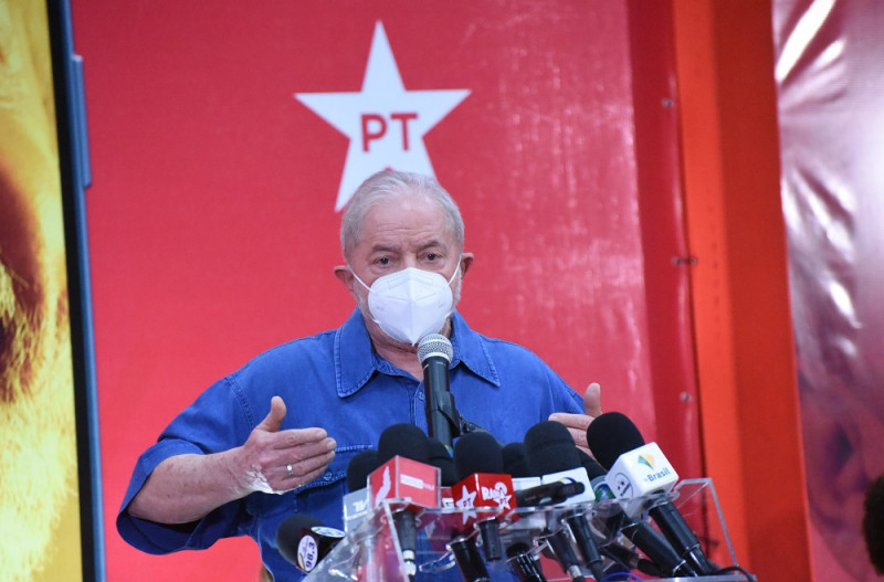 Presidente Lula durante visita ao Piauí em agosto de 2021 - (Assis Fernandes/ODIA)