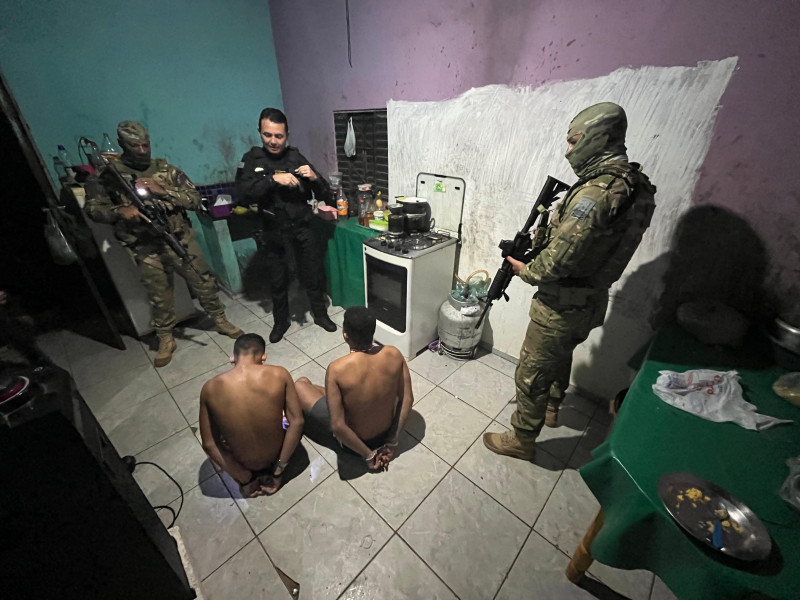 Membros do PCC são presos em Teresina em operação da polícia - (Divulgação/Polícia Civil)