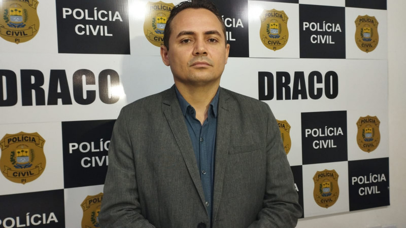 Delegado Charles Pessoa, coordenador do Draco - (Tony Silva/ODIA TV)