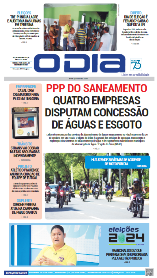 Confira os principais destaques do Jornal O Dia desta quarta-feira (25)