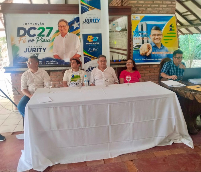 Democracia Cristã oficializa Francisco Jurity como candidato ao Governo do Piauí