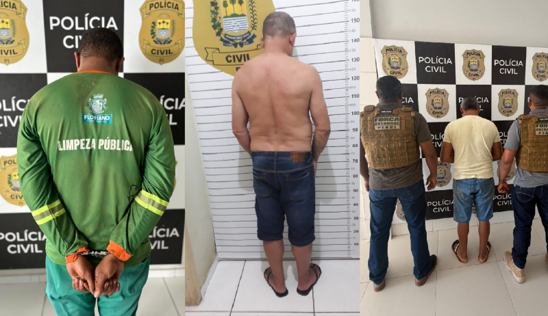 Operações prendem 10 procurados por estupro, homicídio e roubo no Piauí