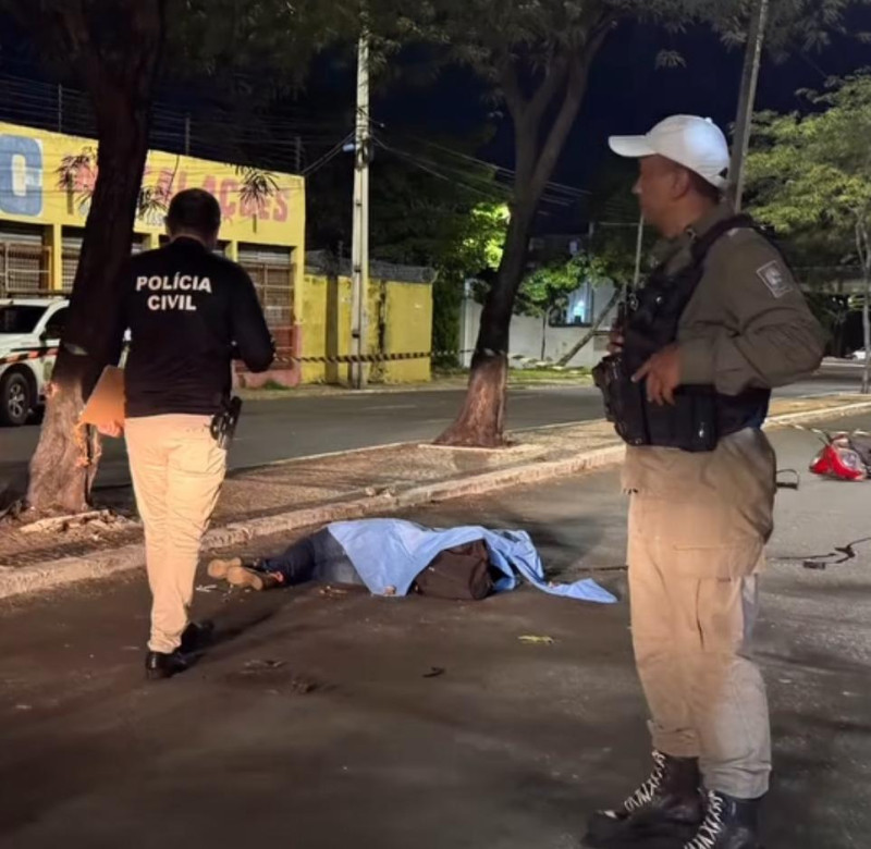 Jovem morre em acidente de moto na Avenida Miguel Rosa, em Teresina