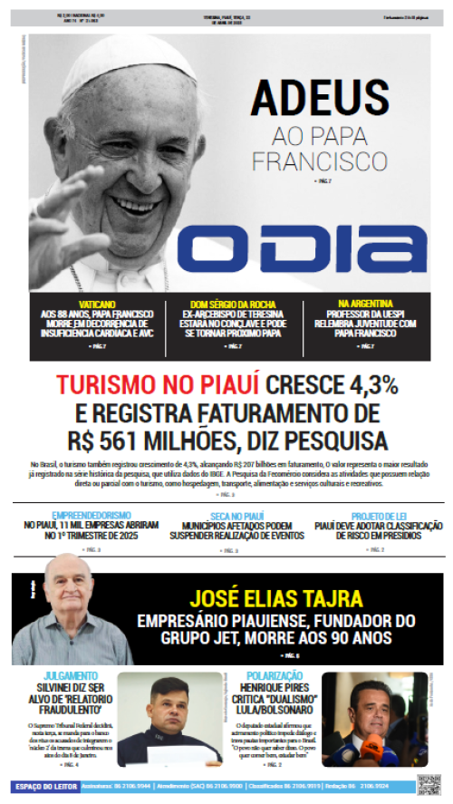 Confira os principais destaques do Jornal O Dia desta terça-feira (22)